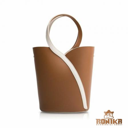 High Ranked Bulk Distributor of Well Made Real Leather Bucket Bags