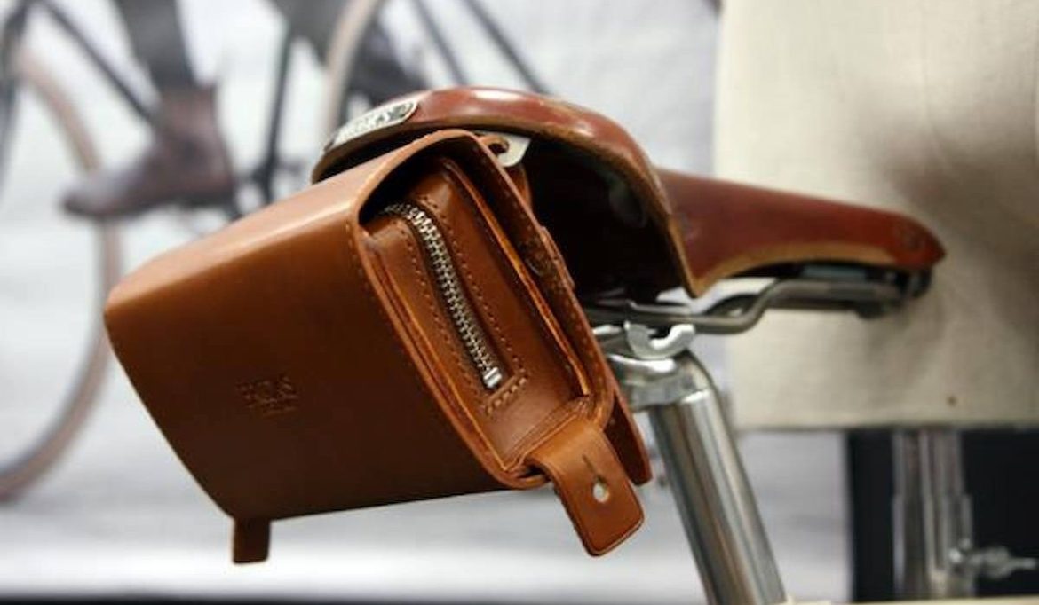 leather throw over saddlebags