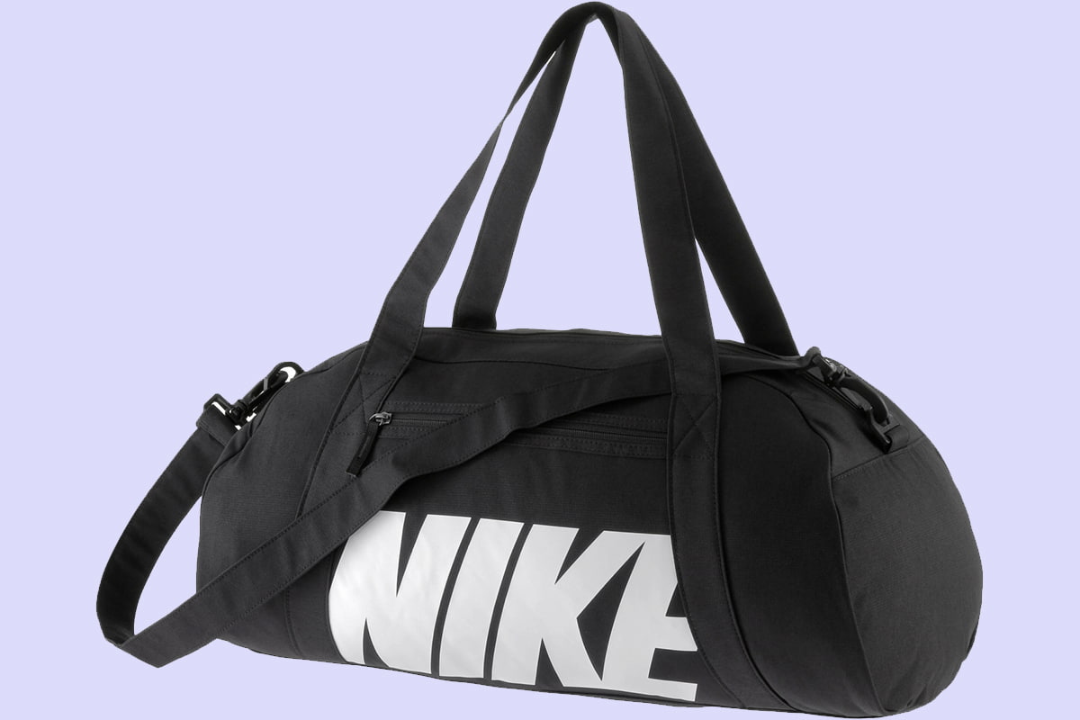 leather nike gym bag 