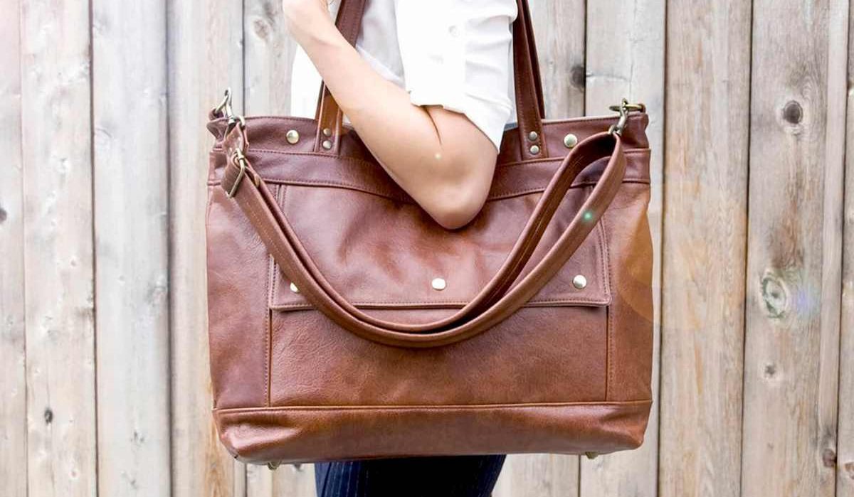  buy leather tote laptop bag + great price 